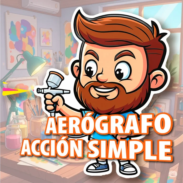 aerografo de accion simple