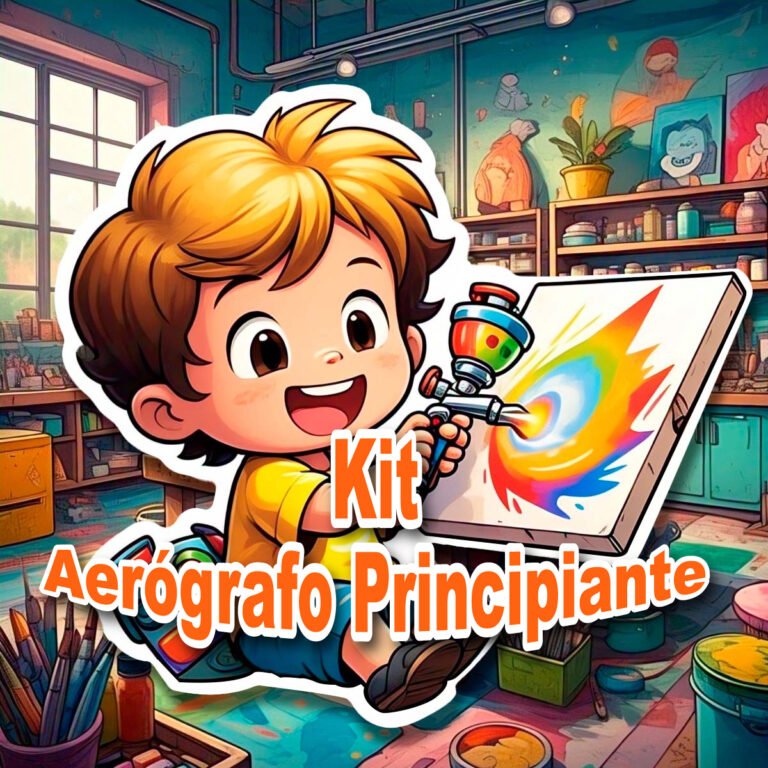 kit aerógrafo principiante