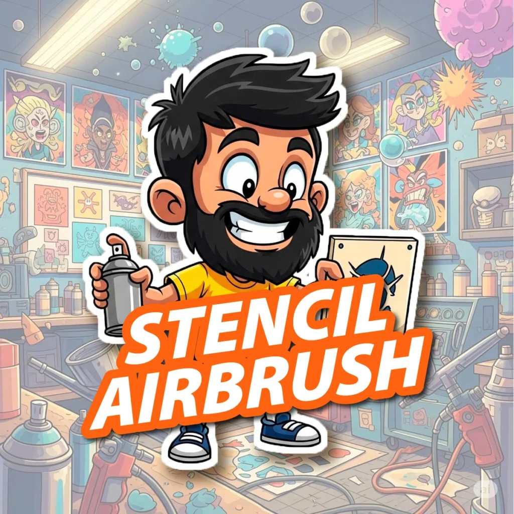 stencil airbrush